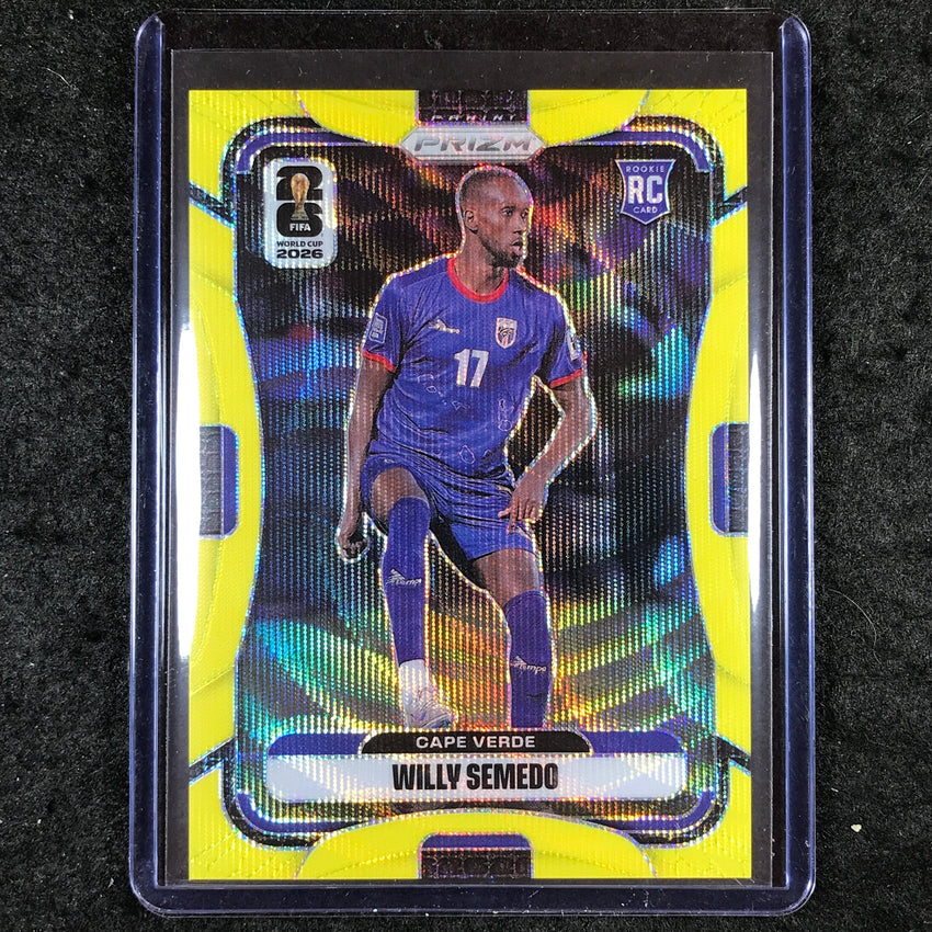 2026 Prizm FIFA World Cup WILLY SEMEDO Rookie Yellow Wave /180 #177