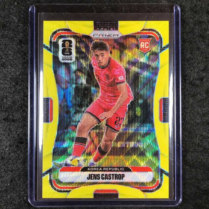 2026 Prizm FIFA World Cup JENS CASTROP Yellow Wave /180 #280