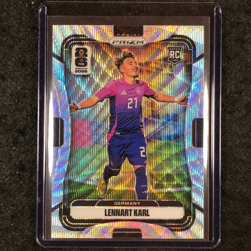 2026 Prizm FIFA World Cup LENNART KARL Rookie Base Wave #58
