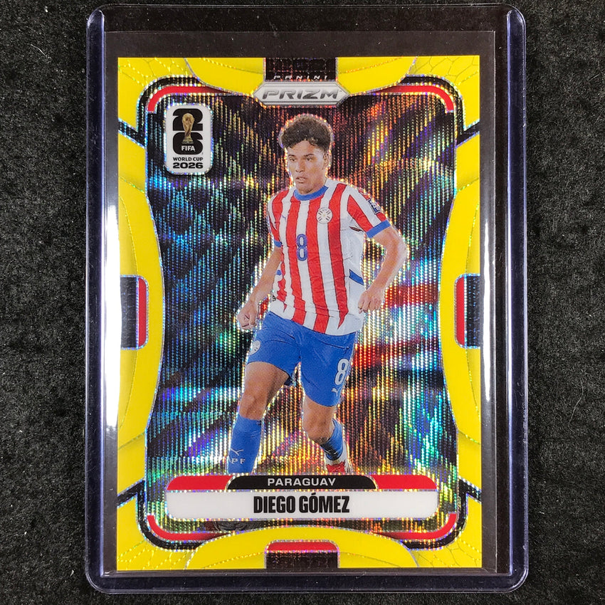 2026 Prizm FIFA World Cup DIEGO GOMEZ Yellow Wave /180 #348