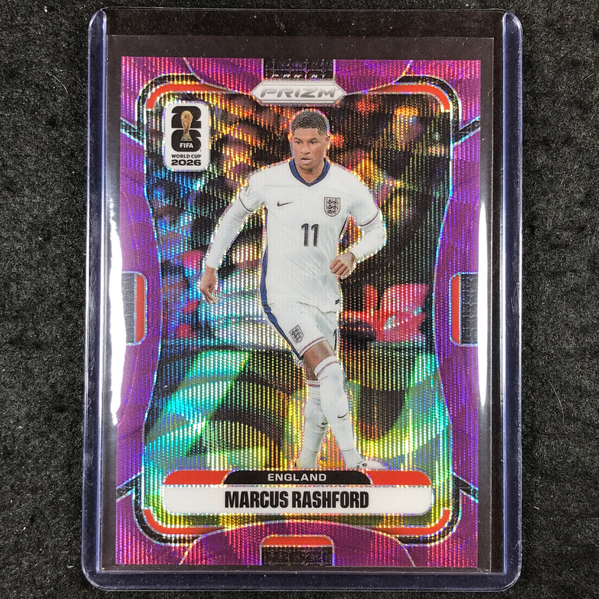 2026 Prizm FIFA World Cup MARCUS RASHFORD Purple Wave 88/95 #101