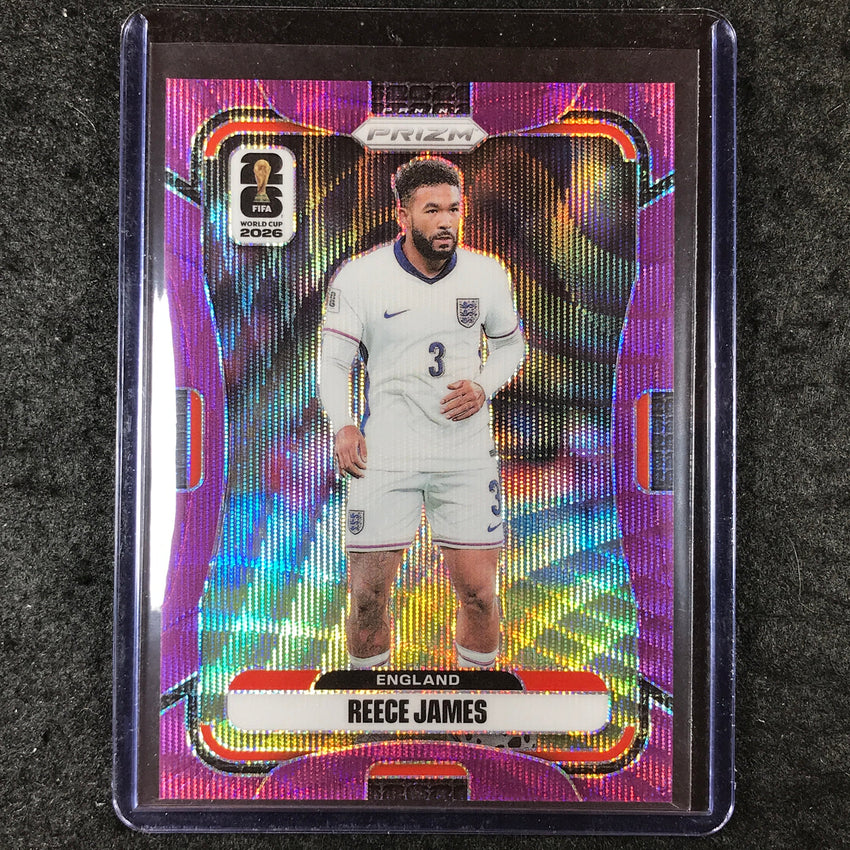2026 Prizm FIFA World Cup REECE JAMES Purple Wave 16/95 #103
