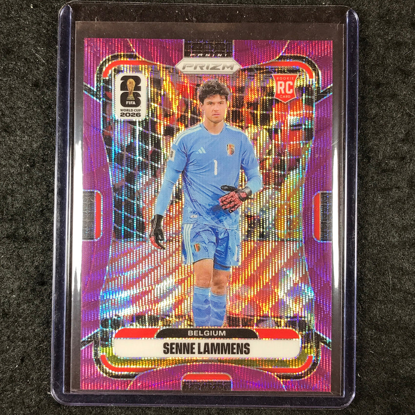 2026 Prizm FIFA World Cup SENNE LAMMENS Purple Wave 139/95 #155