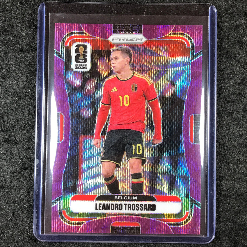 2026 Prizm FIFA World Cup LEANDRO TROSSARD Purple Wave 91/95 #159