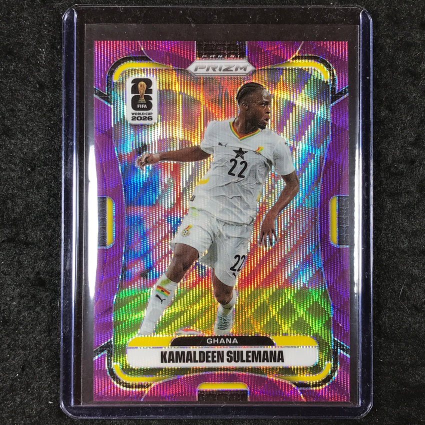 2026 Prizm FIFA World Cup KAMALDEEN SULEMANA Purple Wave 47/95 #230