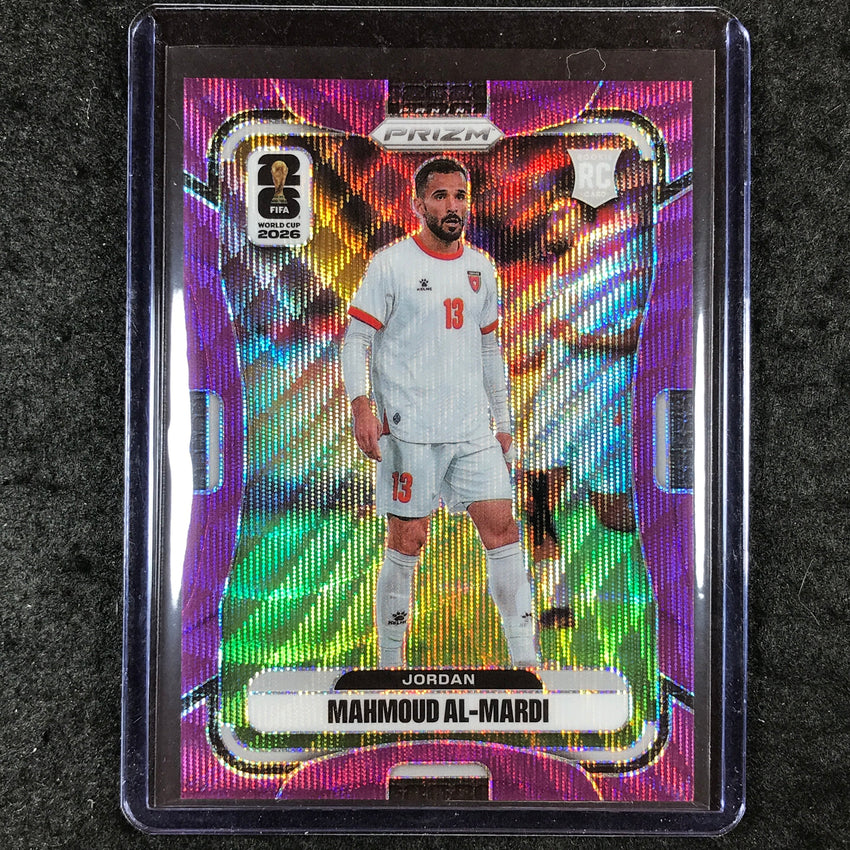 2026 Prizm FIFA World Cup MAHMOUD AL-MARDI Rookie Purple Wave 86/95 #273