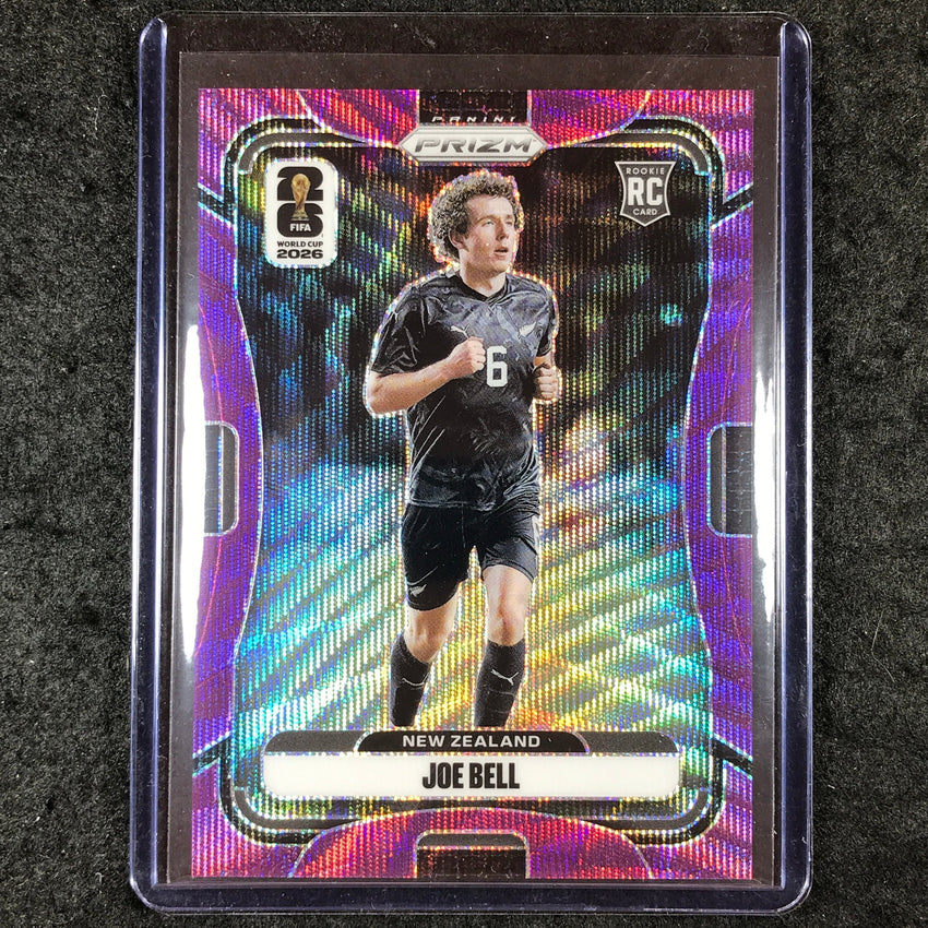 2026 Prizm FIFA World Cup JOE BELL Rookie Purple Wave 40/95 #318