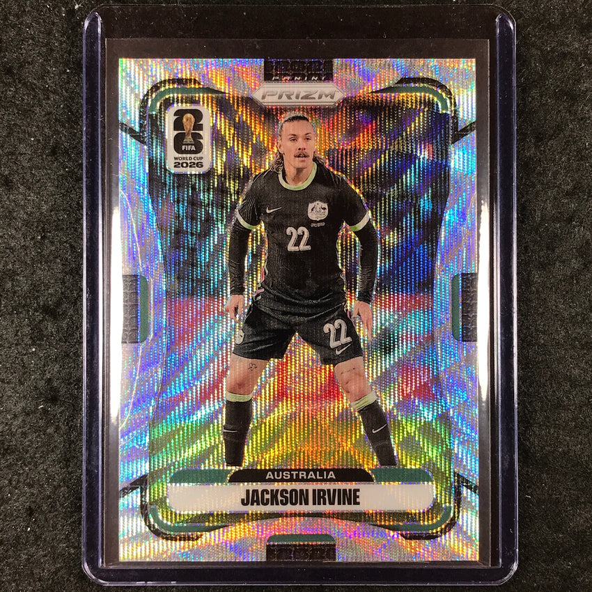 2026 Prizm FIFA World Cup JACKSON IRVINE Base Wave #136