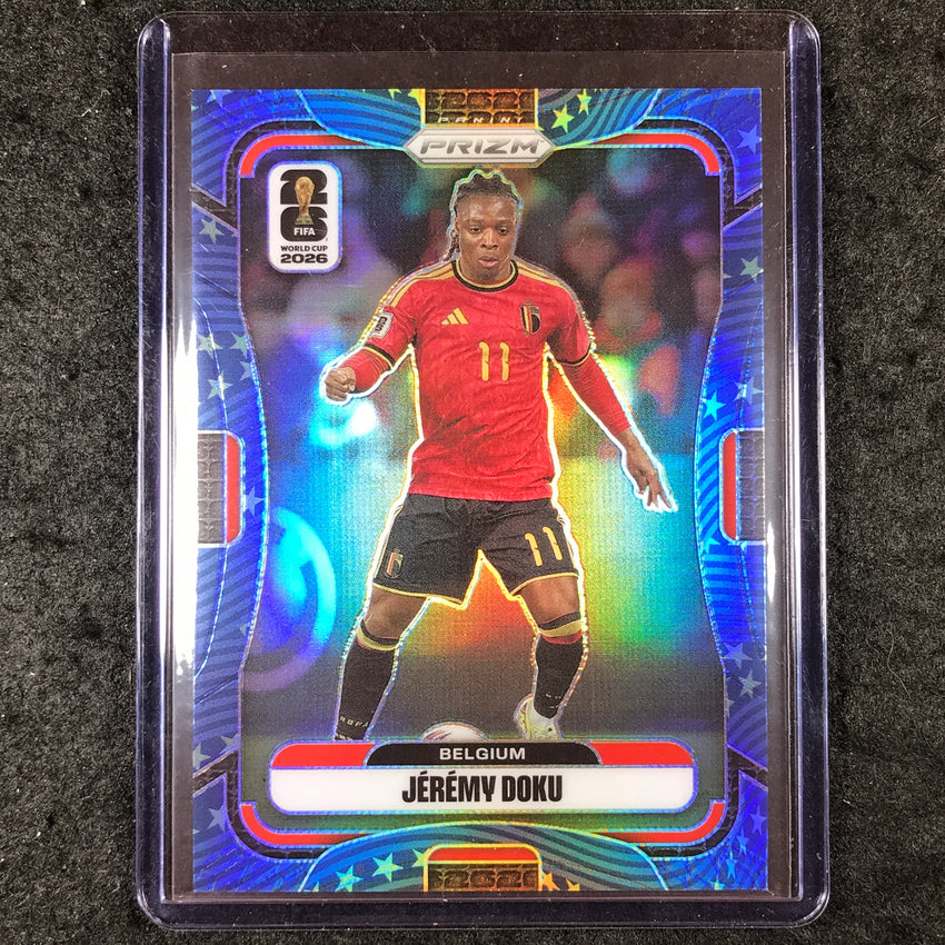2026 Prizm FIFA World Cup JEREMY DOKU Old Glory 94/94 #152
