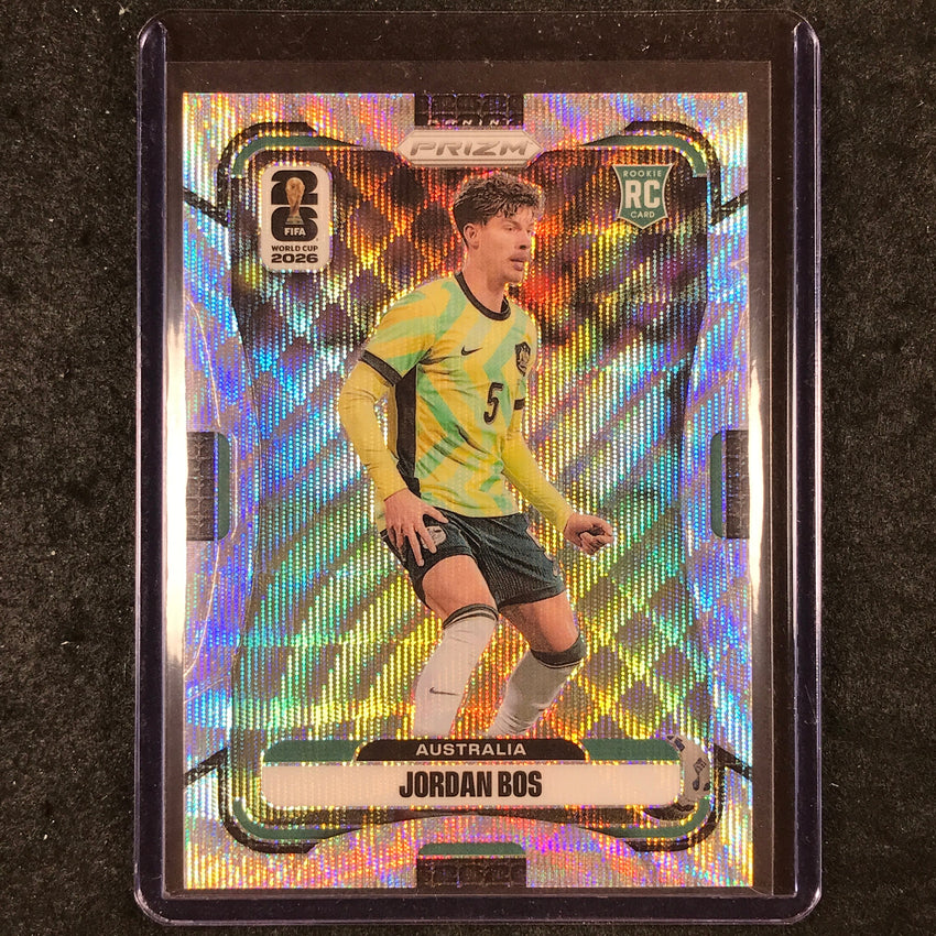 2026 Prizm FIFA World Cup JORDAN BOS Rookie Base Wave #143