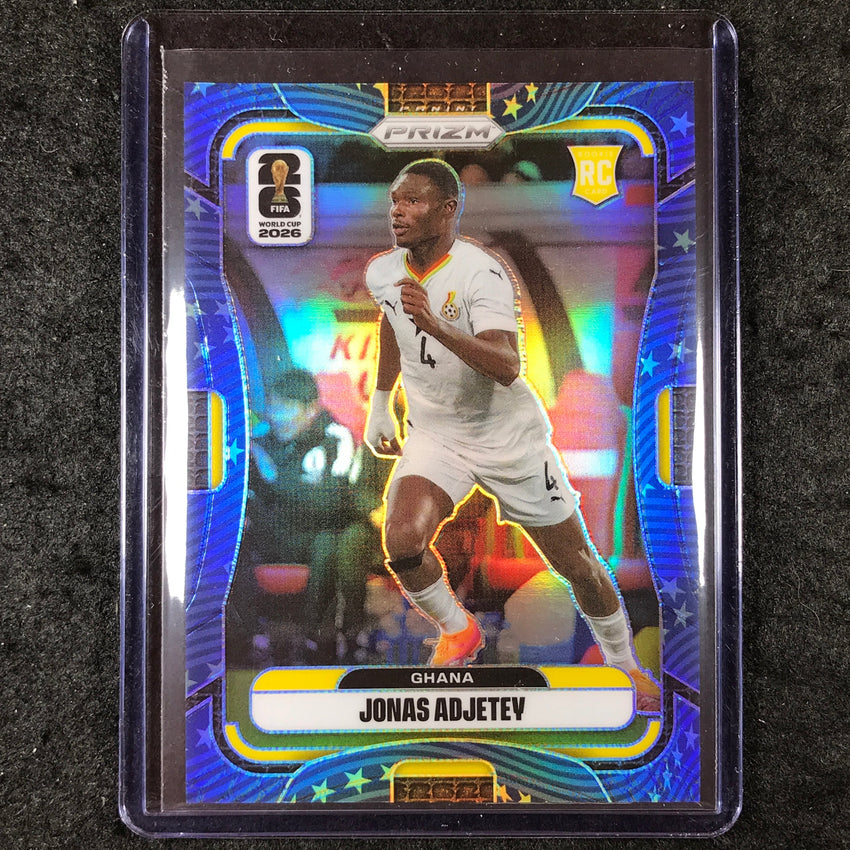 2026 Prizm FIFA World Cup JONAS ADJETEY Rookie Old Glory 5/94 #233