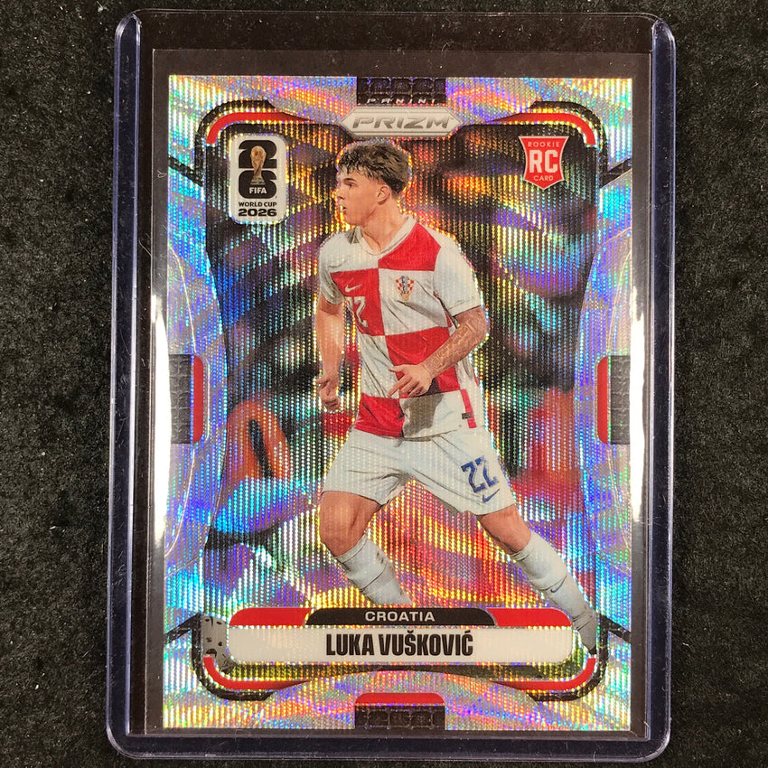 2026 Prizm FIFA World Cup LUKA VUSKOVIC Rookie Base Wave #192