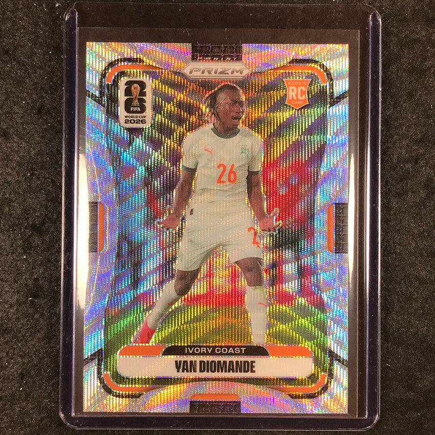 2026 Prizm FIFA World Cup YAN DIOMANDE Rookie Base Wave #257