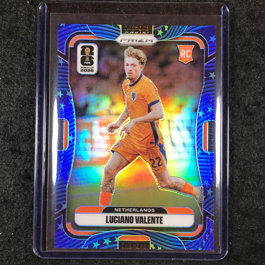 2026 Prizm FIFA World Cup LUCIANO VALENTE Rookie Old Glory 52/94 #314