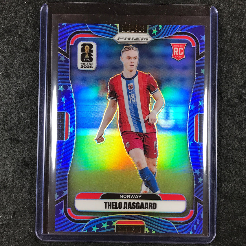2026 Prizm FIFA World Cup THELO AASGAARD Rookie Old Glory 4/94 #331