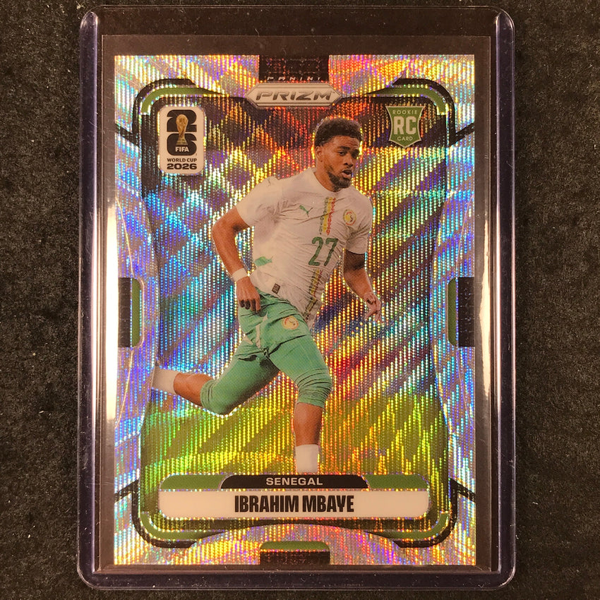 2026 Prizm FIFA World Cup IBRAHIM MBAYE Rookie Base Wave #405