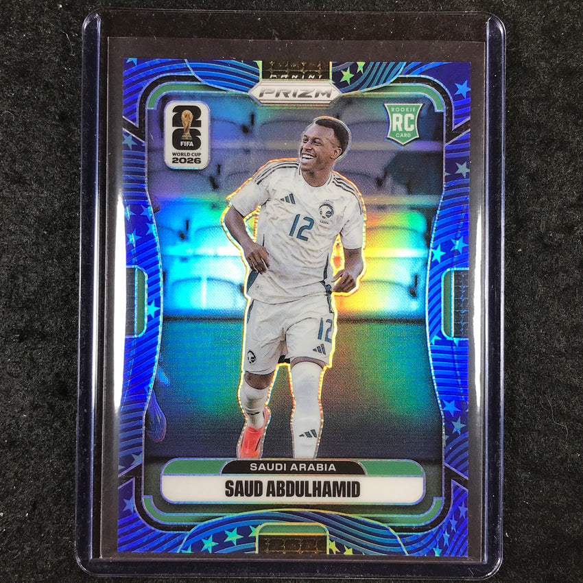 2026 Prizm FIFA World Cup SAUD ABDULHAMID Rookie Old Glory 66/94 #384