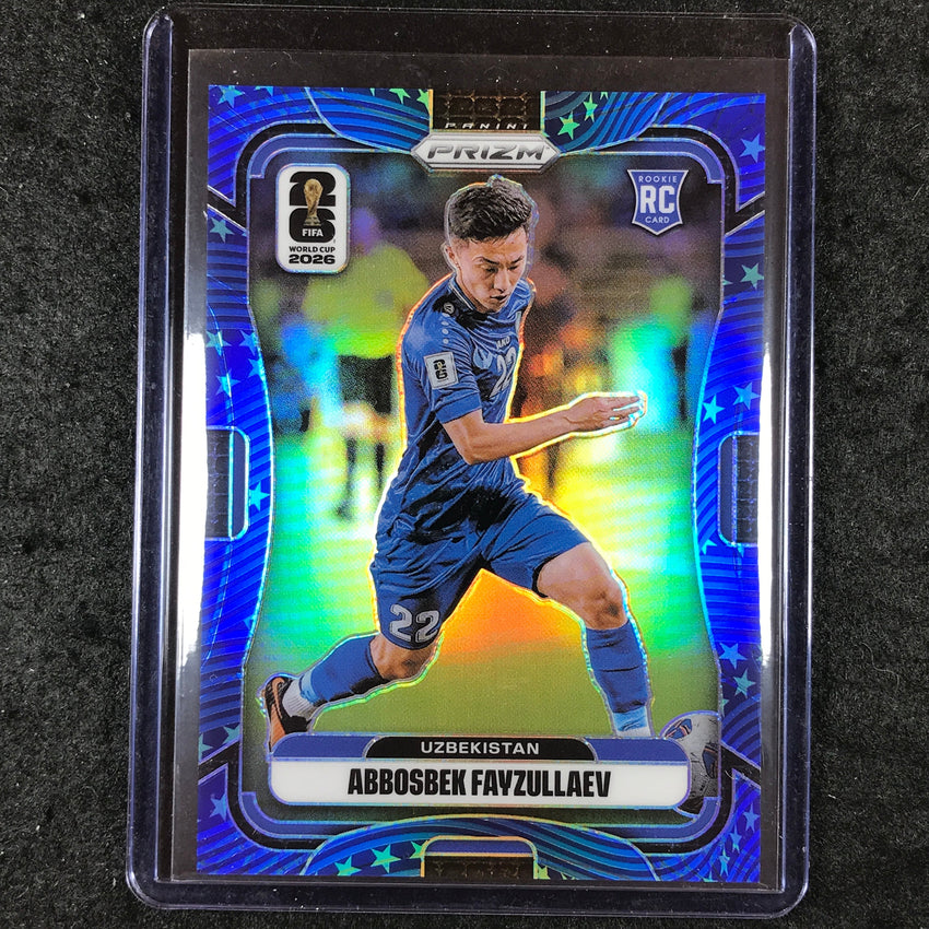 2026 Prizm FIFA World Cup ABBOSBEK FAYZULLAEV Rookie Old Glory 87/94 #448