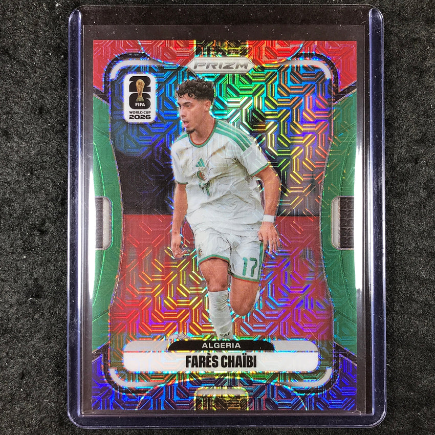 2026 Prizm FIFA World Cup FARES CHAIBI Base RGB Mojo #133