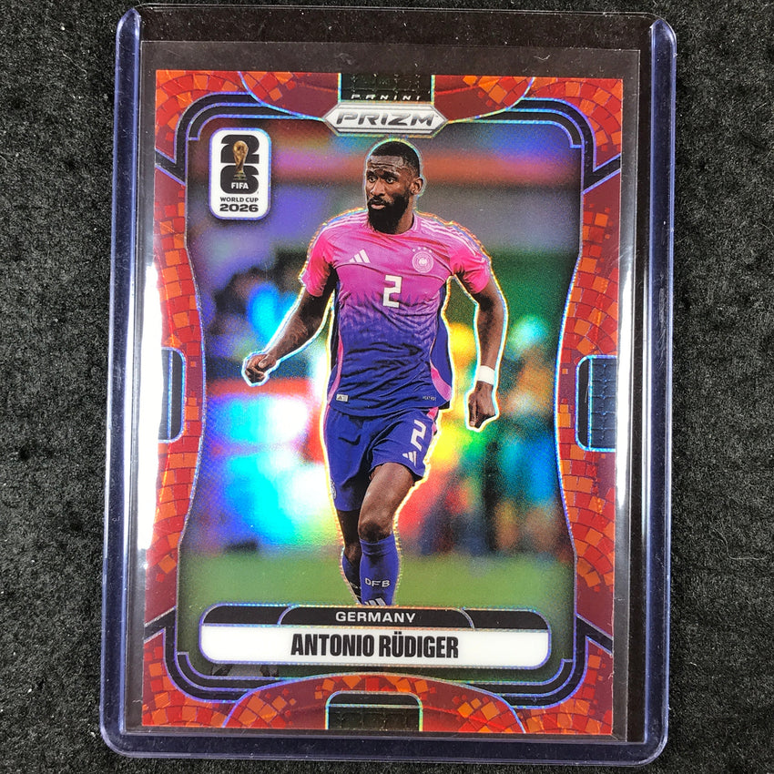 2026 Prizm FIFA World Cup ANTONIO RUDIGER Maple Leaf 84/86 #61