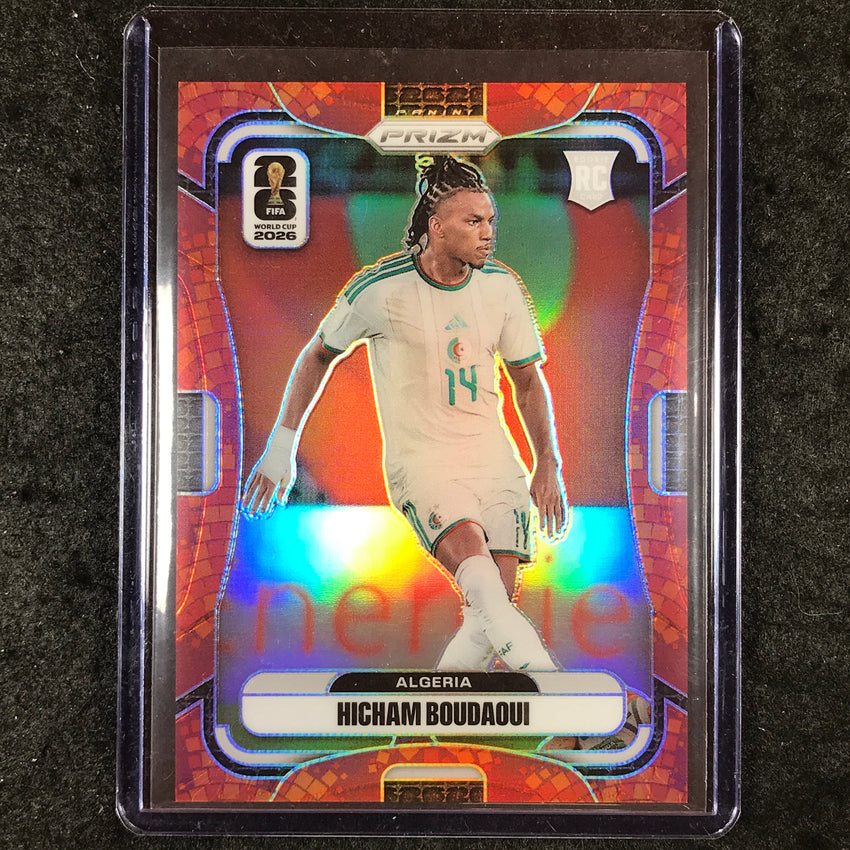 2026 Prizm FIFA World Cup HICHAM BOUDAOUI Rookie Maple Leaf 43/86 #129
