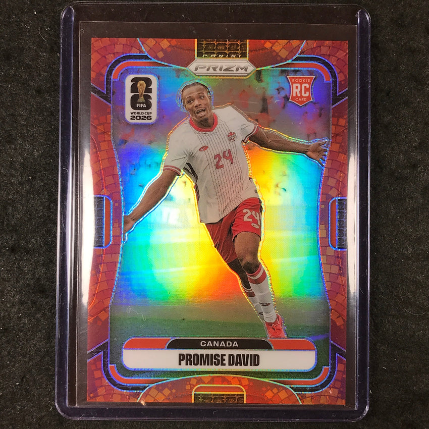 2026 Prizm FIFA World Cup PROMISE DAVID Rookie Maple Leaf 51/86 #170