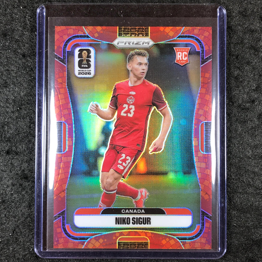 2026 Prizm FIFA World Cup NIKO SIGUR Maple Leaf 11/86 #171