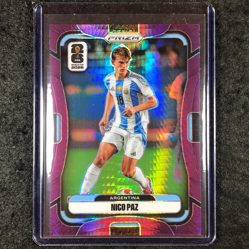 2026 Prizm FIFA World Cup NICO PAZ Purple Hyper /299 #4