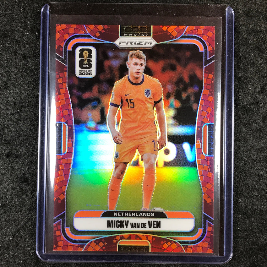 2026 Prizm FIFA World Cup MICKY VAN DE VEN Maple Leaf 27/86 #316
