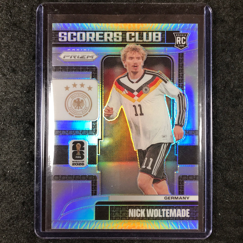 2026 Prizm FIFA World Cup NICK WOLTEMADE Scorers Club Rookie Silver #5
