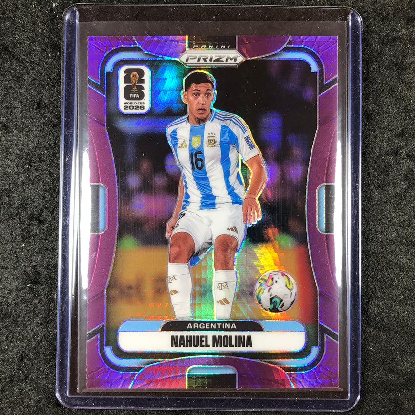 2026 Prizm FIFA World Cup NAHUEL MOLINA Purple Hyper /299 #8