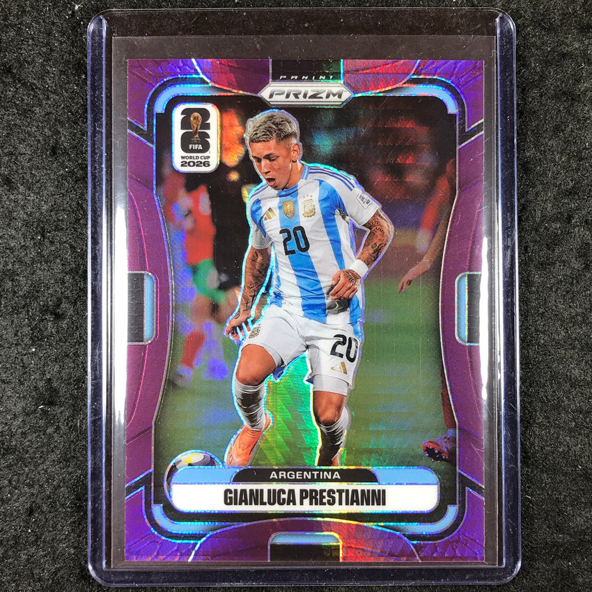 2026 Prizm FIFA World Cup GIANLUCA PRESTIANNI Purple Hyper /299 #17