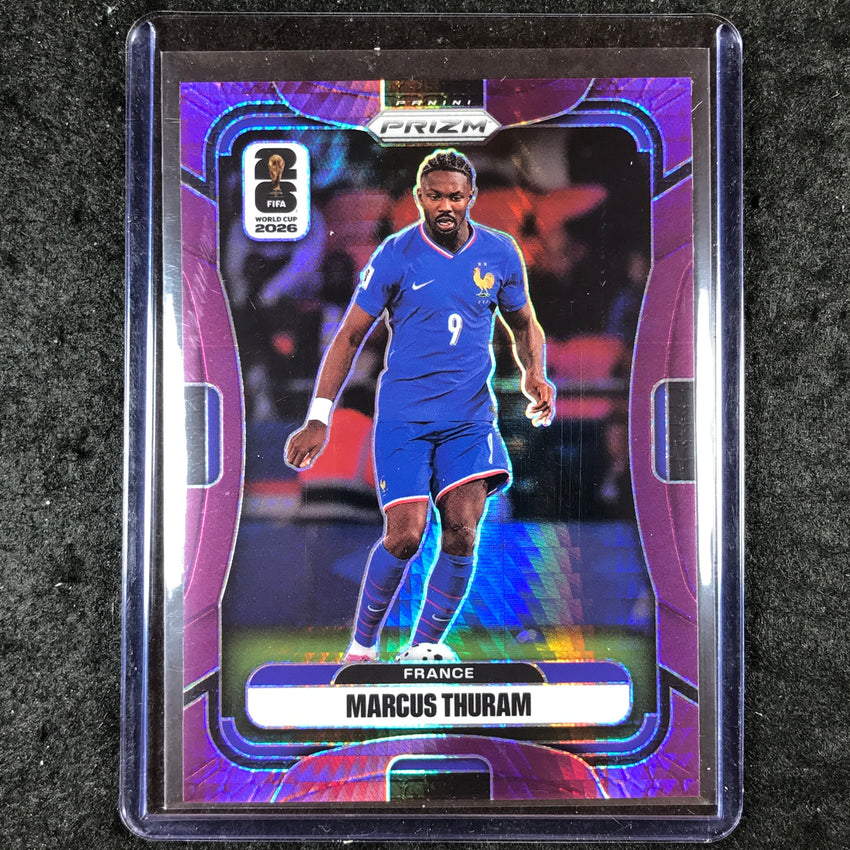 2026 Prizm FIFA World Cup MARCUS THURAM Purple Hyper /299 #26