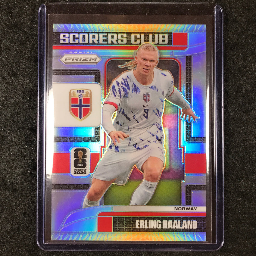 2026 Prizm FIFA World Cup ERLING HAALAND Scorers Club Silver #13