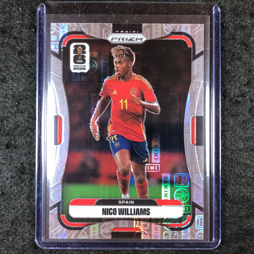 2026 Prizm FIFA World Cup NICO WILLIAMS Panini Logo 19/61 #78