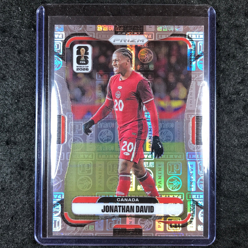 2026 Prizm FIFA World Cup JONATHAN DAVID Panini Logo 13/61 #167