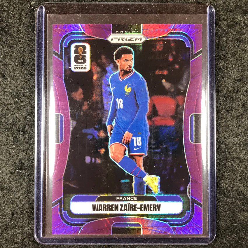 2026 Prizm FIFA World Cup WARREN ZAIRE-EMERY Purple Hyper /299 #33