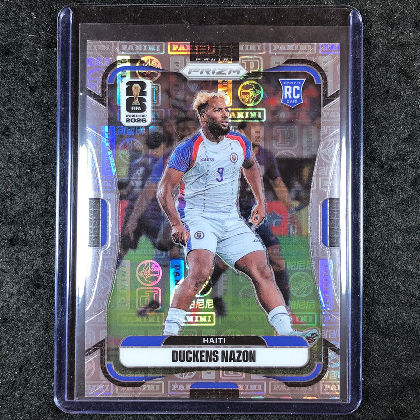 2026 Prizm FIFA World Cup DUCKENS NAZON Rookie Panini Logo 52/61 #241
