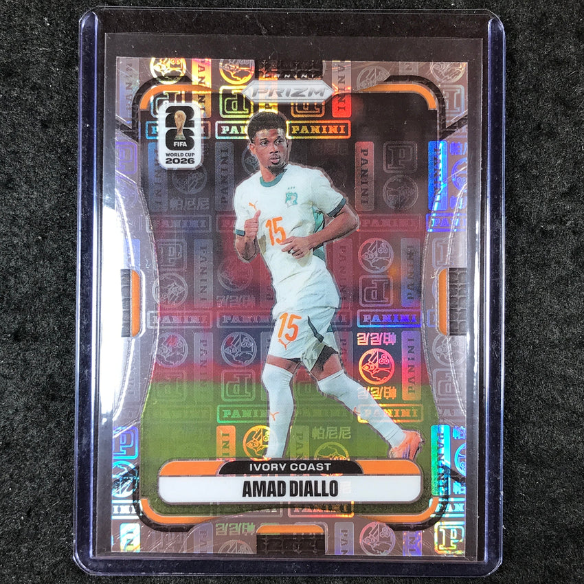 2026 Prizm FIFA World Cup AMAD DIALLO Panini Logo 27/61 #253