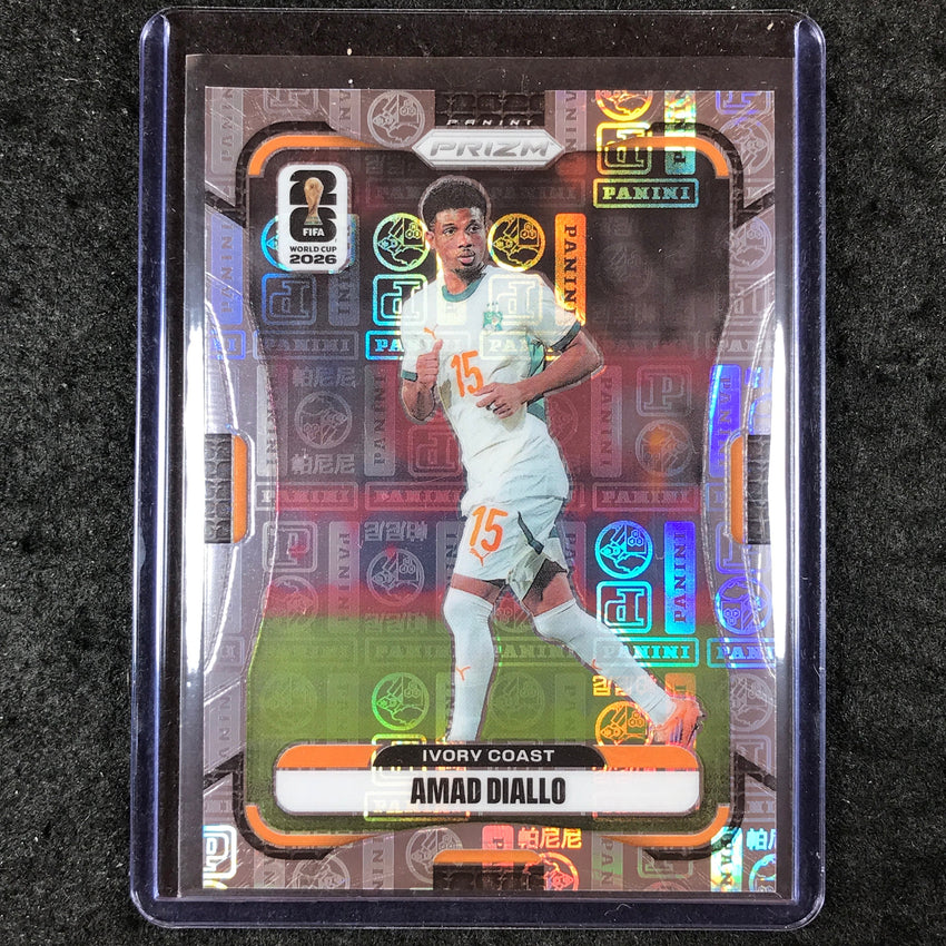 2026 Prizm FIFA World Cup AMAD DIALLO Panini Logo 48/61 #253