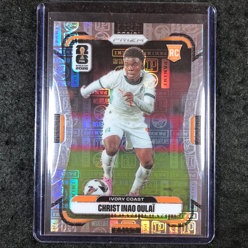 2026 Prizm FIFA World Cup CHRIST INAO OULAI Rookie Panini Logo 5/61 #254