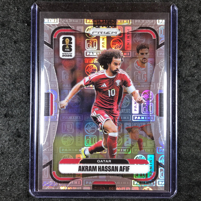 2026 Prizm FIFA World Cup AKRAM HASSAN AFIF Panini Logo 34/61 #373