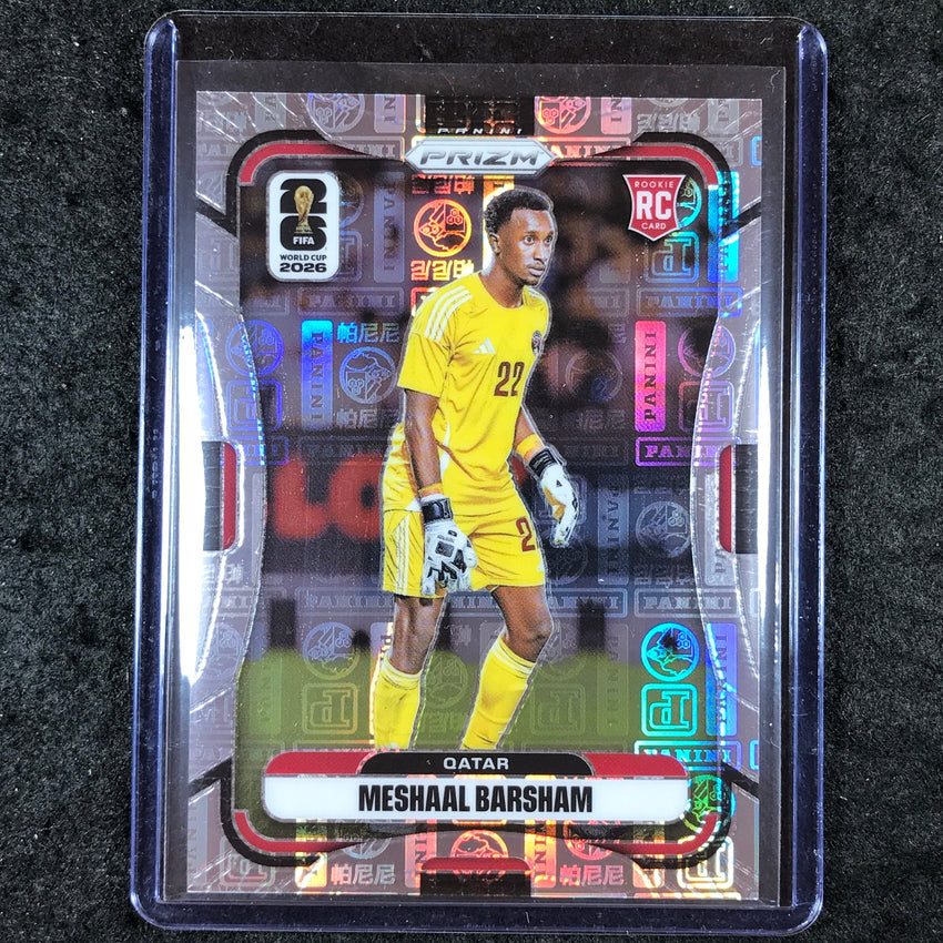 2026 Prizm FIFA World Cup MESHAAL BARSHAM Rookie Panini Logo 5/61 #376