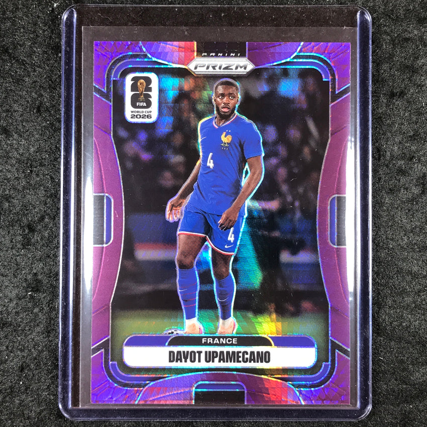 2026 Prizm FIFA World Cup DAYOT UPAMECANO Purple Hyper /299 #39