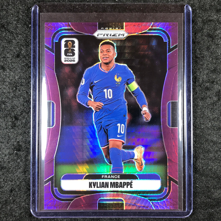 2026 Prizm FIFA World Cup KYLIAN MBAPPE Purple Hyper /299 #40