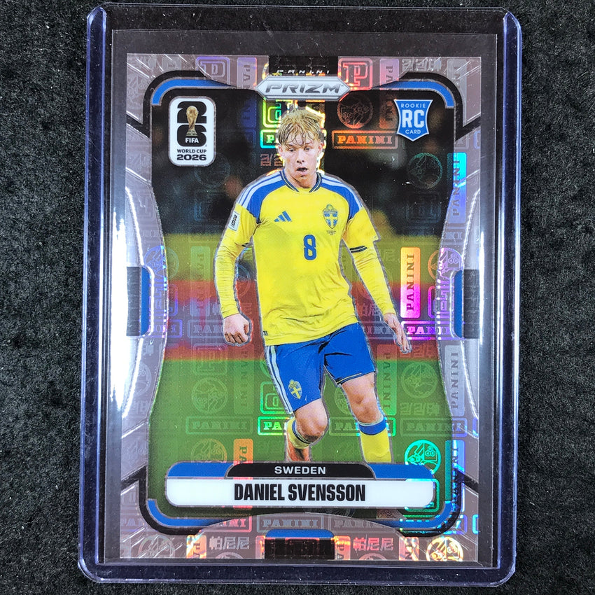 2026 Prizm FIFA World Cup DANIEL SVENSSON Rookie Panini Logo 41/61 #500