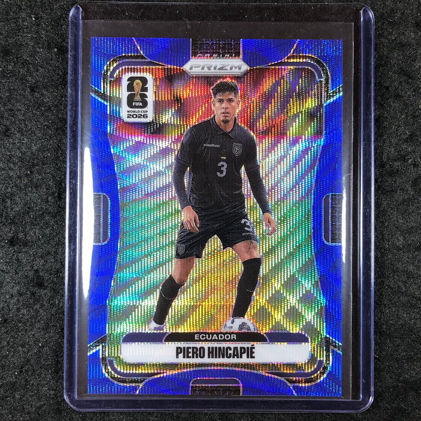 2026 Prizm FIFA World Cup PIERO HINCAPIE Blue Wave 35/55 #216