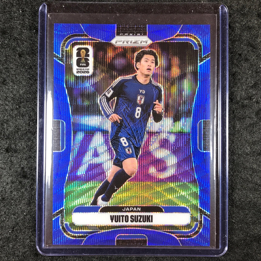 2026 Prizm FIFA World Cup YUITO SUZUKI Blue Wave 11/55 #267