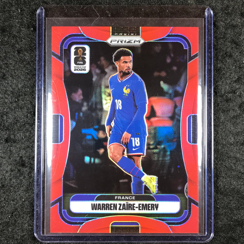 2026 Prizm FIFA World Cup WARREN ZAIRE-EMERY Red 42/50 #33