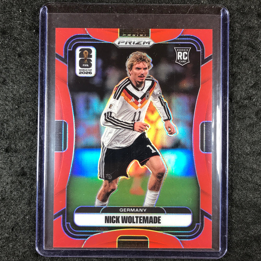 2026 Prizm FIFA World Cup NICK WOLTEMADE Rookie Red 39/50 #56